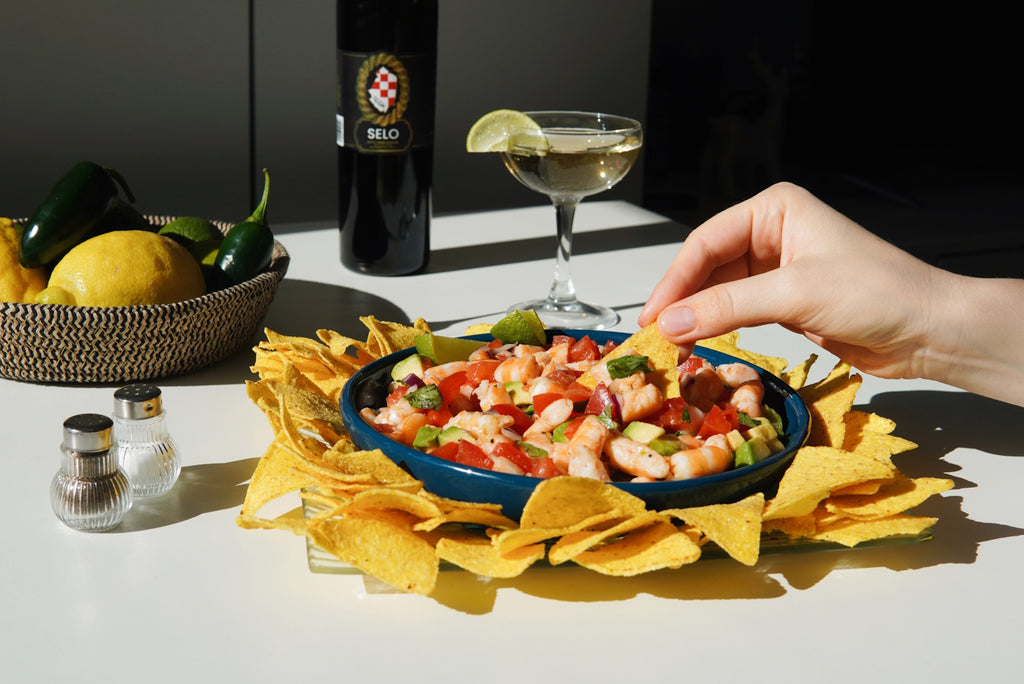 Ceviche with Shrimp and Avocado